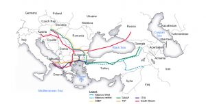 Les différentes routes d'approvisionnement en hydrocarbures