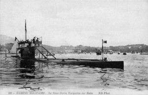 Le Turquoise, un sous-marin français