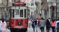 Le 30 décembre, le tram historique de l’avenue İstiklal, qui relie la place Taksim à la station haute du funiculaire d’Istanbul (Tünel), a de nouveau repris du service.