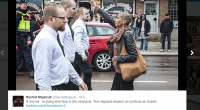 Le photographe David Lagerlöf a capturé l’image d’une héroïne pacifiste face un cortège néo-nazis. Cette photo est virale sur internet et dévoile la lutte anti-raciste dans les pays scandinaves.