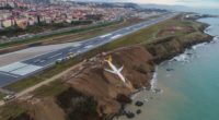 Le  Boeing 737-800 de Pegasus Airlines qui, le 13 janvier dernier, avait effectué une sortie de piste spectaculaire à Trabzon pourrait bien avoir une seconde vie en devenant une bibliothèque.