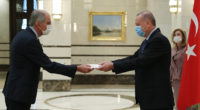 Le 19 août, le Président Recep Tayyip Erdoğan a reçu l’Ambassadeur de France en Turquie, M. Hervé Magro, dans le complexe présidentiel de Beştepe, à Ankara. 